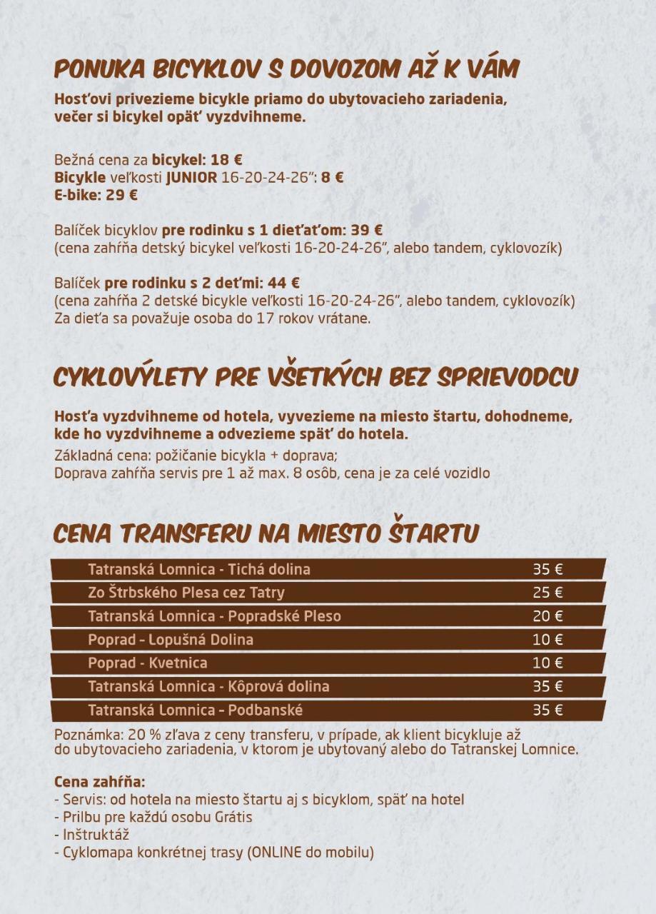 Oddy Βίλα Stará Lesná Εξωτερικό φωτογραφία